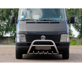 Кенгурятник WT003 (нерж) 60мм, без напису для Volkswagen LT 1995-2006 рр