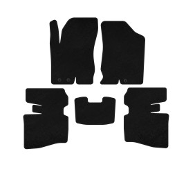 Килимки текстильні Premium (SD, Чорний) для Honda Accord V 1997-2002 рр