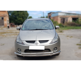 Передній захист ST014 (нерж.) d60/42 для Mitsubishi Grandis 2003-2011 рр