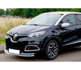 Передній захист ST085 (нерж) для Renault Captur 2013-2019 рр