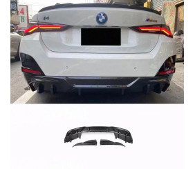 Дифузор заднього бампера V2 (для i4 G26 M-Sport, Карбон) для BMW 4 серія G22/23/26 2020- рр