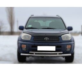 Передній захист ST014-1 (нерж) для Toyota Rav 4 2001-2005 рр