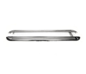 Бокові пороги Premium (2 шт., нерж.) для Renault Duster 2024- рр