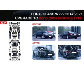 Комплект рестайлінгу в W223 BRB (з дверними ручками і вставками) для Mercedes S-сlass W222 2013-2022 рр