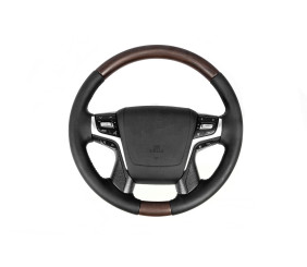 Кермо з підігрівом (темне дерево) для Toyota Land Cruiser 200 2007-2021 рр