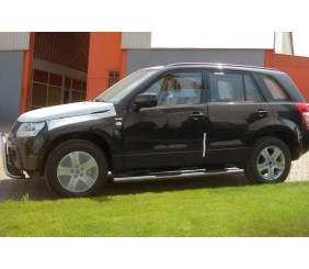 Бічні труби (2 шт., нерж) для Suzuki Grand Vitara 2005-2017 рр