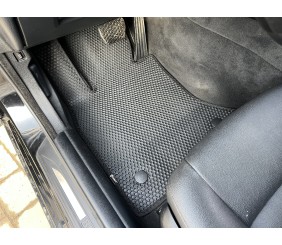 Гумові килимки Carsuit 2013-2016 (чорні) для BMW 5 серія F10/F11 рр