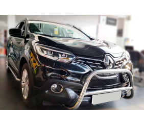 Кенгурятник (нерж) для Renault Kadjar 2015-2022 рр