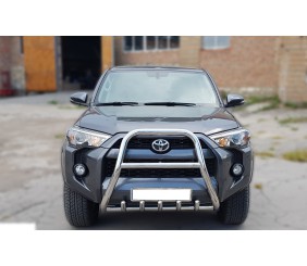 Кенгурятник F1-50 (2014-2024, нерж) для Toyota 4Runner рр