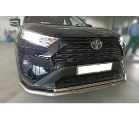 Передній захист F3-10 (нерж) для Toyota Rav 4 2019- рр