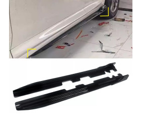 Леза під пороги (Чорний глянець) для BMW X3 G01 2018- рр