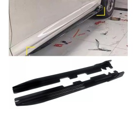 Леза під пороги (Чорний глянець) для BMW X4 G02 2018- рр