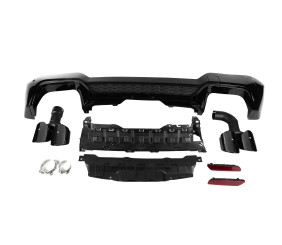 Задній дифузор з насадками (для F97/M-Sport 2022-2024) для BMW X3 G01 2018- рр