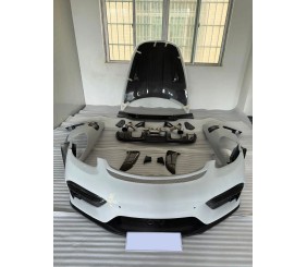 Комплект обвісів GT4 (ABS -2026 Карбон) для Porsche Boxster/Cayman 982 (718) 2016- рр