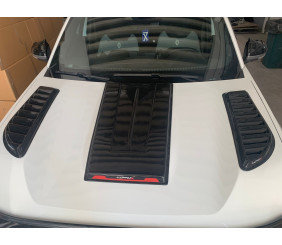 Накладки на капот Eurocap (2 шт, ABS) для Renault Duster 2024- рр