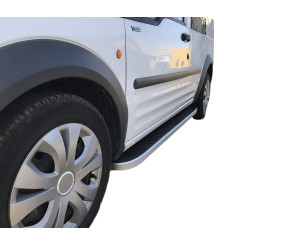 Бокові пороги Tayga (2 шт., Алюміній) Максі база для Ford Connect 2002-2006 рр