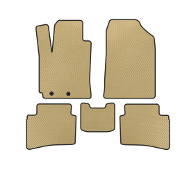 Килимки EVA (X-Line, бежевий) для Kia Rio 2017- рр