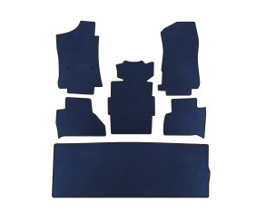 Килимки EVA (3 ряди, синій) для Cadillac Escalade 2014-2020 рр