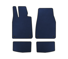 Килимки EVA (2021-, синій) для Porsche Taycan 2019- рр