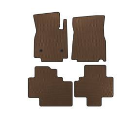 Килимки EVA (EV, 2018-, коричневий) для BYD Tang 2018- рр