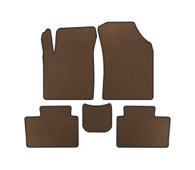 Килимки EVA (Коричневий) для JAC iEV7S 2017-2023 рр