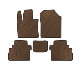 Килимки EVA (Коричневий) для JAC iEVS4