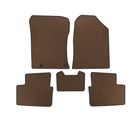 Килимки EVA (2021-, коричневий) для Kia Ceed 2018- рр