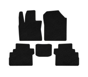 Килимки текстильні Deluxe (Чорний) для JAC iEVS4