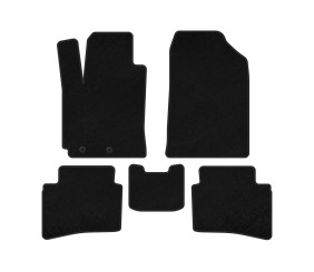 Килимки текстильні Deluxe (X-Line, чорний) для Kia Rio 2017- рр