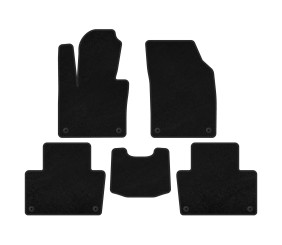 Килимки текстильні Deluxe (2020-, чорний) для Volvo XC90 2015- рр