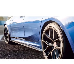 Накладки на пороги AC-Style (під M-Sport пороги, ABS) для BMW 3 серія G20/G21 2018- рр