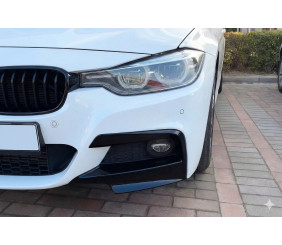 Кутові накладки на передній бампер (для M-Sport, ABS) для BMW 3 серія F30/F31 2012-2019 рр