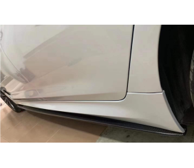 Накладки на пороги ABS (під M-Sport/M5 пороги, чорний глянець) для BMW 5 серія G30/G31 2017-2023 рр