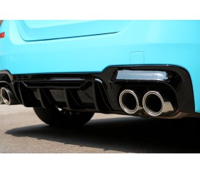 Дифузор заднього бампера CS-Style (для M-Sport, ABS, лиття під тиском) для BMW 5 серія F10/F11 2010-2016 рр