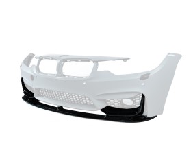 Передня Lip накладка (для M3-LOOK, чорний глянець) для BMW 3 серія F30/F31 2012-2019 рр