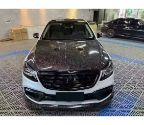 Капот (Кований карбон) для Mercedes S-сlass W222 2013-2022 рр
