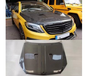 Капот (Карбон) для Mercedes S-сlass W222 2013-2022 рр