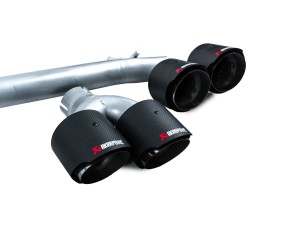 Насадки на глушники в стилі М5 (Карбон, 2 шт) для BMW 5 серія F10/F11 2010-2016 рр