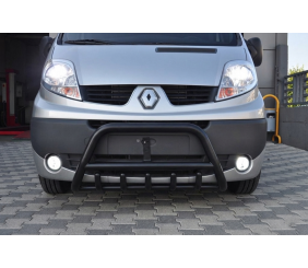 Кенгурятник WT003 Black (нерж.) для Nissan Primastar 2002-2014 рр