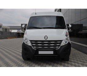 Кенгурятник WT003 Black (нерж.) для Nissan NV400 2010-2024 рр