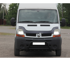 Передня дуга WT003 Black (нерж.) для Nissan Interstar 2002-2010 рр