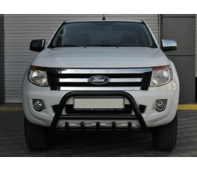 Передній захист WT003 Black (нерж.) для Ford Ranger 2011-2022 рр