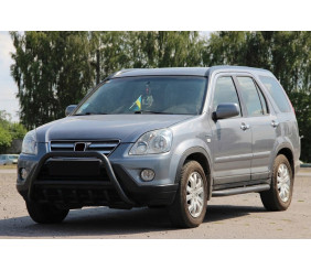 Кенгурятник WT003 Black (нерж.) для Honda CRV 2001-2006 рр