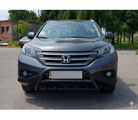 Передній захист WT003 Black (нерж.) для Honda CRV 2012-2016 рр