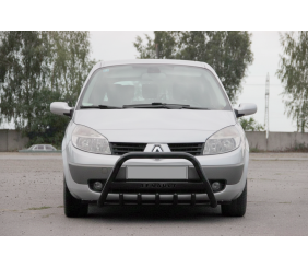 Кенгурятник WT004 Black (нерж.) для Renault Scenic/Grand 2003-2009 рр