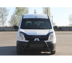 Кенгурятник WT004 Black (нерж) для Renault Kangoo 1998-2008 рр