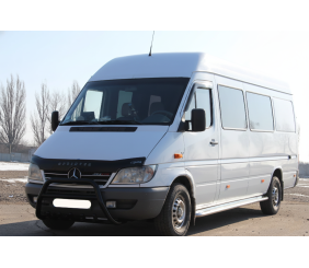 Кенгурятник WT003 Black (нерж.) 1995-2000 для Mercedes Sprinter W901/902/903/904/905 рр
