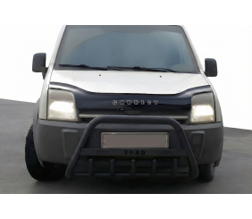 Кенгурятник WT004 Black (нерж) для Ford Connect 2002-2006 рр