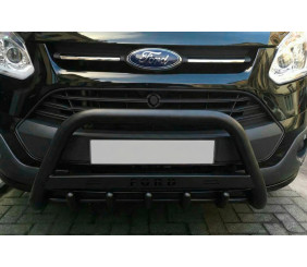 Кенгурятник WT004 Black (нерж) для Ford Custom 2013-2022 рр