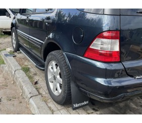 Бокові пороги Duru (2 шт., Алюміній) для Mercedes ML W163 1997-2005 рр